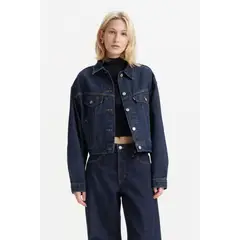 LEVIS - Casaca Mujer Shrunken 90s Trucker Azul