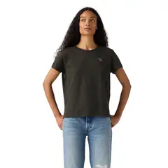 LEVIS - Polo Mujer Graphic Boxy Tshirt Negro