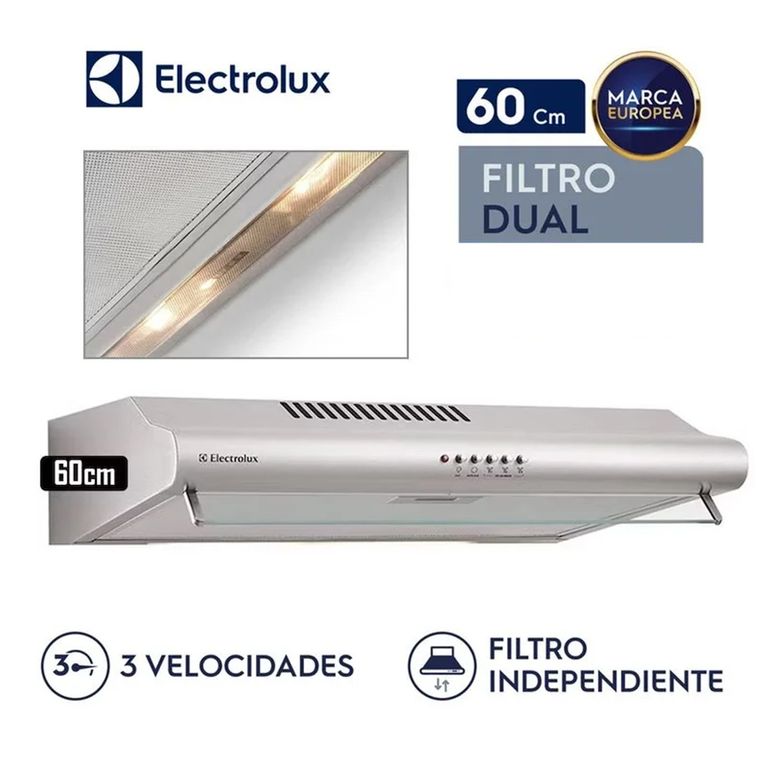 Campana Extractora EJSE242TBIS 3 velocidades