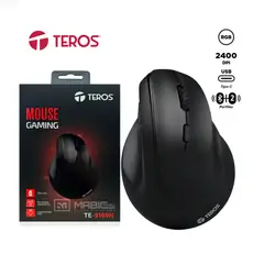 TEROS - MOUSE TE-5169N ERGONÓMICO INALÁMBRICO 24G BLUETOOTH VERTICAL