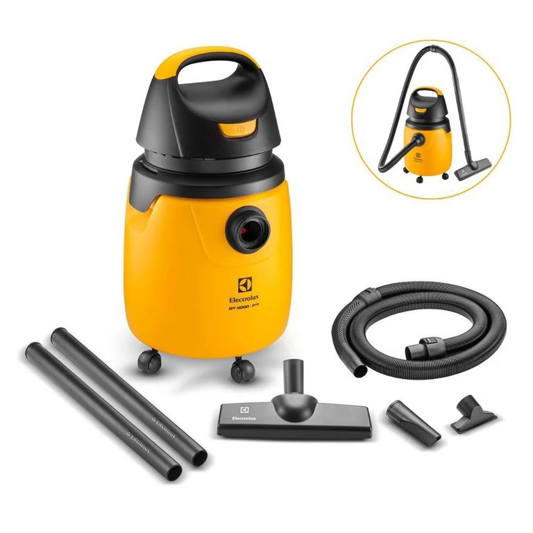 ASPIRADORA DE ARRASTRE DE POLVO Y AGUA 1250 W