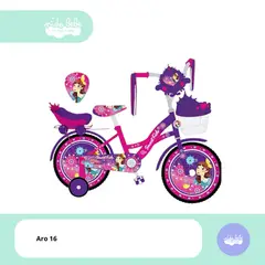 BABY - Bicicleta infaltil aro 16 modelo princesita lila