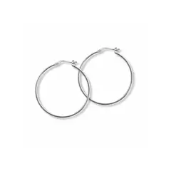 AMBAR JOYERIA - Argollas de plata 925 Amanda Lisa 24MM