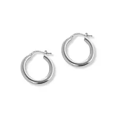 AMBAR JOYERIA - Argollas Amanda Gruesas 19 Plata 925