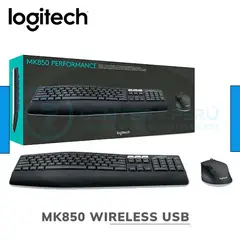 LOGITECH - TECLADO + MOUSE MK850 WIRELESS USB BLACK