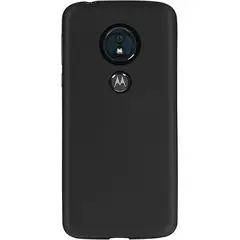 GENERICO - Case Protector para Motorola G6 Play - Motorola E5 Silicona Negro