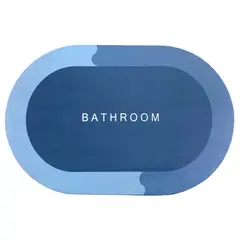 GENERICO - ALFOMBRA ANTIDESLIZANTE OVALADOS PARA PISO DE BAÑO X2