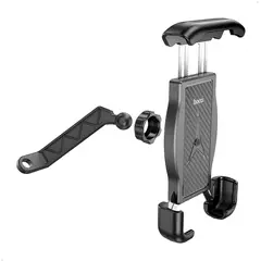 HOCO - Holder Porta Celular Moto Espejo CA119 Negro 360