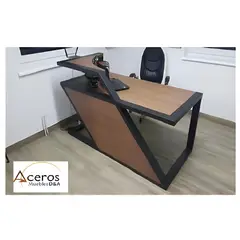 GENERICO - Escritorio Recepción KATSUMI color negro