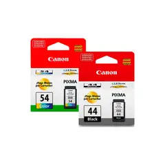 CANON - Cartuchos de Tinta 44 - 54 Negro y Tricolor