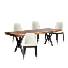 GIORDANO - Juego De Comedor Mesa vancouver 08 sillas Ariella