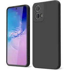 GENERICO - Case Protector para Motorola G34 Silicona Negro