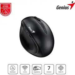 GENIUS - MOUSE ERGO 8300S WIRELESS VERTICAL 7-BOT ERGONOMICO BLACK