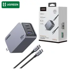 UGREEN - Cargador 100W Carga Rapida USB 2 TIPO-C 1 USB MacBook Laptop