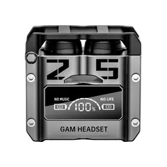 GENERICO - Audífonos Gamer M25 Bluetooth 5.3 con Powerbank y Pantalla LED