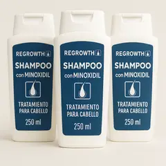 GENERICO - Regrowth - 3 Shampoo con minoxidil.