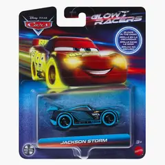DISNEY PIXAR - Jackson Storm Cars Glow Racers - Coches Metal