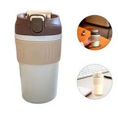 GENERICO - Vaso o taza termica Caliente/Frio de Acero inoxidable 450 ML - MARRON