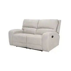TUGO - Sofa Tim 2 Cuerpos Reclinable Manual Microfibra Beige