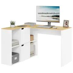 DIBA MUEBLES - Escritorio Amplio en L Dobys -