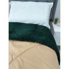 NANCY'S COLLECTION - Edredón Liso Acolchado Con Sherpa Nancy´s 2 Plz