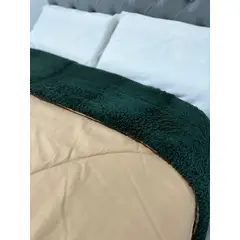 NANCY'S COLLECTION - Edredón Liso Acolchado Con Sherpa Nancy´s 1 Plaza