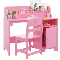 DIBA MUEBLES - Escritorio Infantil Con Silla de Madera Simba -