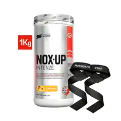 UNIVERSE NUTRITION - NOX UP INTENZE 1Kg Pre Entreno Oxido Nitrico Sab CITRUS PUNCH +STRAPS