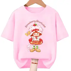 GENERICO - Polos Algodon Rosa Strawberry - Talla 6 hasta XL