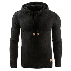 GIOIO - Sudadera Lisa Hoodie Con Capucha Para Hombre