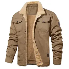 GIOIO - Chaqueta Militar Hombre Algodón Táctica Múltiples Tapados Urbana