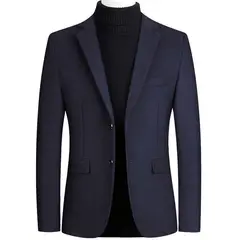 GIOIO - Saco Hombre Urbano Mezcla Lana Elegante Diario Oficina​
