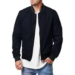 GIOIO - Chaqueta Bomber Hombre Urbana Moderna Cremallera Ligera​