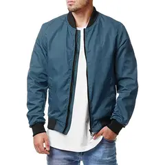 GIOIO - Chaqueta Bomber Hombre Urbana Moderna Cremallera Ligera​
