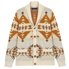 GIOIO - Chaqueta Punto Hombre Diseño Tejido Urbano Abrigada Largo Corte Preciso​