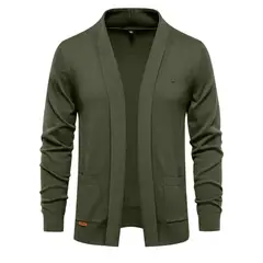 GIOIO - Cárdigan Ejecutivo Hombre Premium Lana Urbano Versátil​
