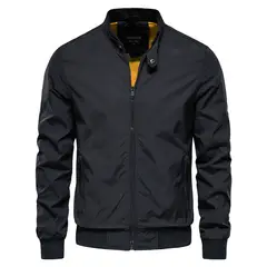 GIOIO - Chaqueta Hombre Casual Universal Ajustada Cuello Mao​