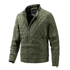 GIOIO - Chaquetón Hombre Ligero Acolchado Cuello Mao Moderno Ajustado​