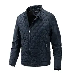 GIOIO - Chaquetón Hombre Ligero Acolchado Cuello Mao Moderno Ajustado​