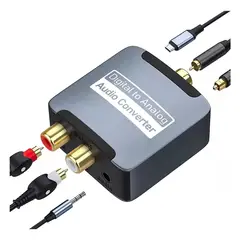 GIOIO - Convertidor De Audio Coaxial De Fibra 脫ptica Spdif Digital