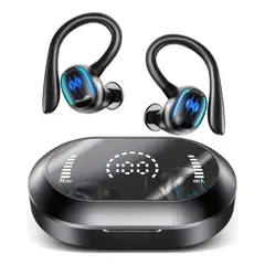 GIOIO - Auriculares Deportivos Bluetooth Impermeables Con Gancho