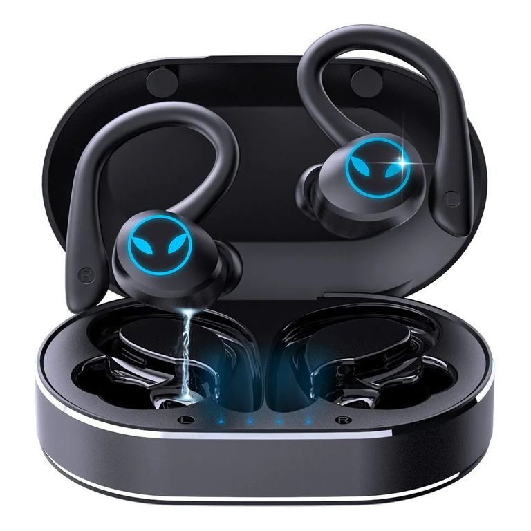 Auriculares Deportivos Inalámbricos Bluetooth 53 Con Gancho