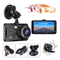 GIOIO - Grabadora De Conducción 2 Cámaras Y Pantalla Táctil 1080p