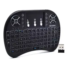 GIOIO - Mini Teclado Inalámbrico Mouse Touchpad Celular Tv Pc