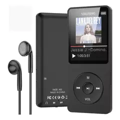 GIOIO - Reproductor De Música Bluetooth Mp3 Mp4 Grabadora De Radio