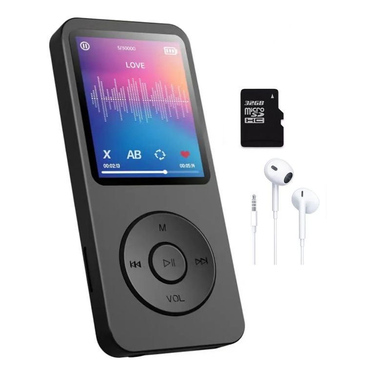 Reproductor Música Digital Mp3 Mp4 Con Bluetooth Fm 32gb