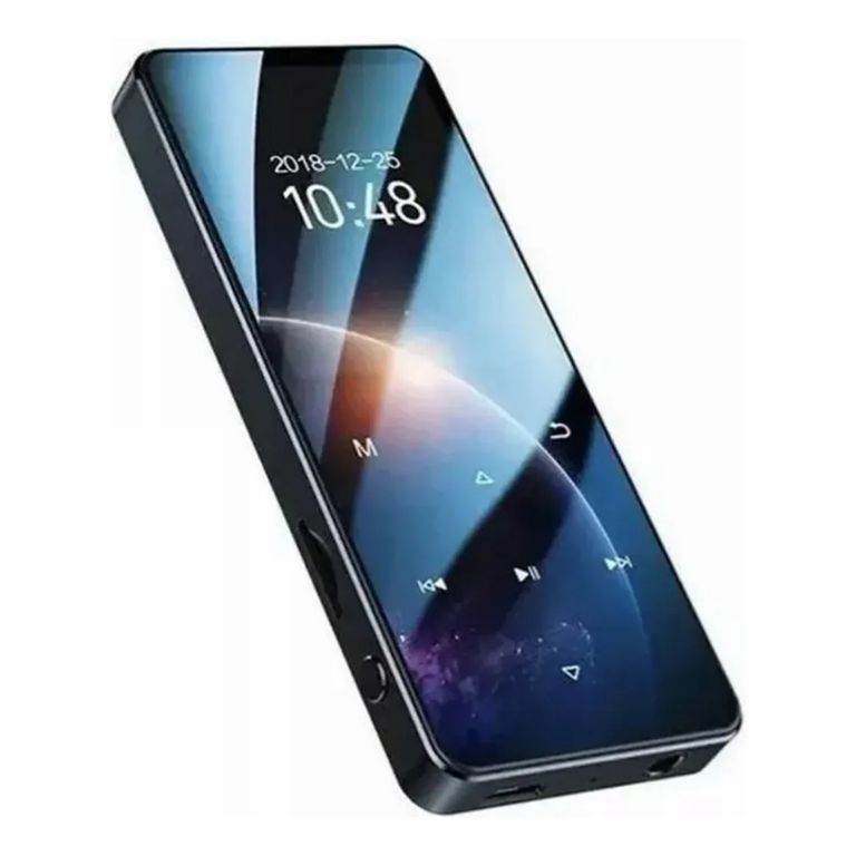 Reproductor Musical Mp3 Mp4 Portátil Con Bluetooth Color Negro