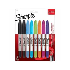 SHARPIE - Set De Marcador Twin Tip Doble Punta Surtidos x8