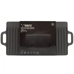WAYU - PLANCHA GRILL DE HIERRO FUNDIDO CON ASAS 50.8 X 23. 4 CM