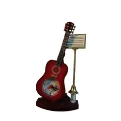 GENERICO - Reloj decorativo analógico con alarma - diseño Guitarra acústica